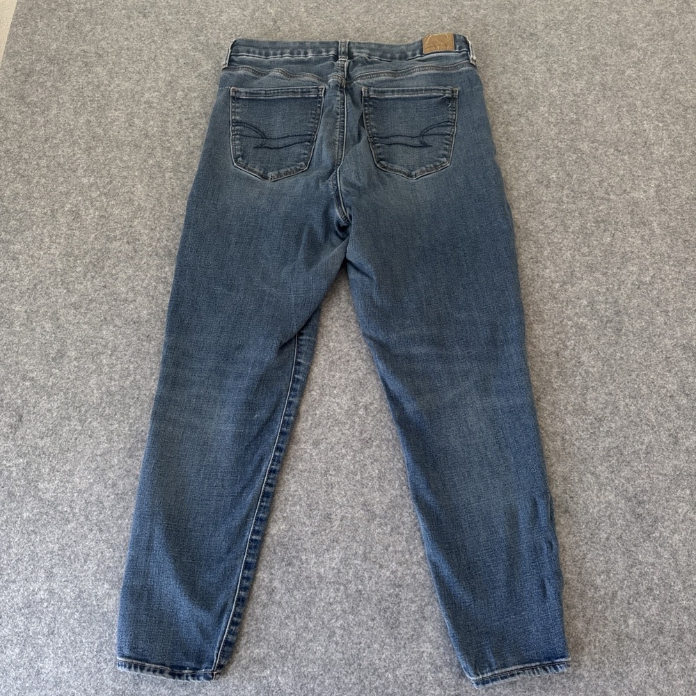 American Eagle Women's Size 10 Curvy Hi Rise Jegging‎ Jeans Medium Wash - Picture 7 of 15